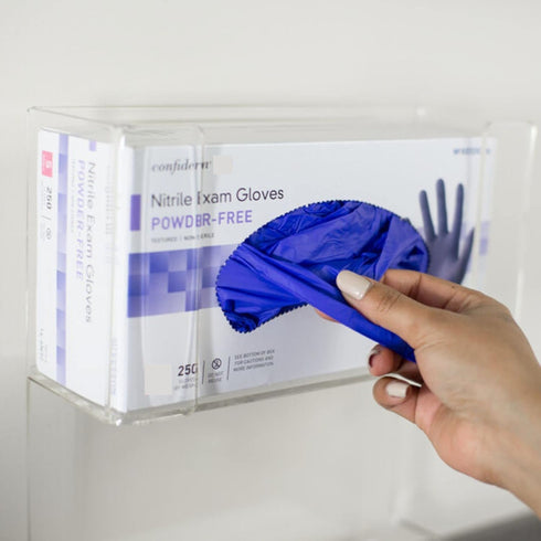McKesson Confiderm 3.5C Nitrile Exam Gloves - Non-Sterile, Powder-Free, Blue, Large, 200 Count
