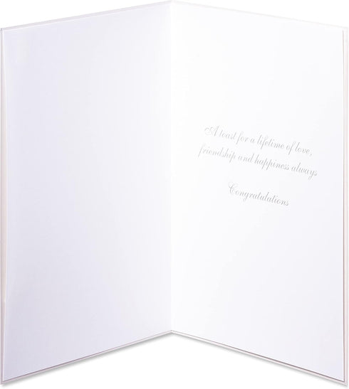 Papyrus Wedding Card, Toast for a Lifetime
