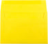JAM PAPER A10 Colored Invitation Envelopes - 6 x 9 1/2 - Yellow Recycled - 50/Pack