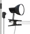 Super Bright Clamp Light, Compact Clip Lamp for Book Reading in Bed, Easy to Attach Black Illumination