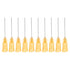 PATIKIL 23Ga x 1 Inch Dispensing Needle Tips, 50Pcs Blunt Tips with Luer Lock for Glue Oil Applicator, Orange