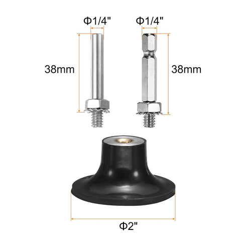 2" 1/4" HARFINGTON Discs Pad Holder Quick Change Discs Shank Holder Mandrel for Die Grinder Sanding and Conditioning