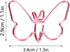 Uxsiya Metal Paperclips, 50Pcs Innovative Cute Butterflies Paperclip for School