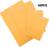 Frienda 4 Sizes Clasp Envelopes, Kraft Paper Catalog Clasp Envelope with Closure for Filing, 50 Pieces (Yellow)