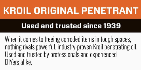 13 oz 1 Pack (KS132) Kroil Aerokroil Penetrant - Rust Penetrating Lubricant - Corrosion Inhibitor Oil for Chains