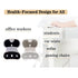 Ergonomic Back and Lumbar Support with Detachable Cover,for Good Posture Correction and Pain Relief,for Offices,Floor