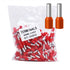 250pcs AWG12 Wire Ferrules Terminals, Insulated Cord Pin Ends for Electric, Industrial, Chemical Power Control