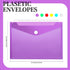 LEOBRO Plastic Envelopes, 8 Pack Plastic Folders for Documents, A4 Plastic File Folder Plastic Envelope for Documents, File Poly Folders Storage Plastic Document Holder Filling Envelopes by LEOBRO