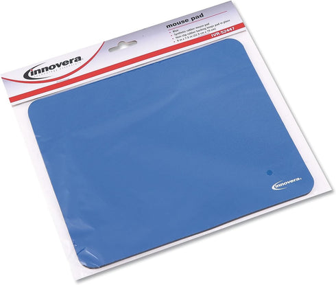 Innovera Natural Rubber Mouse Pad, Blue (IVR52447)
