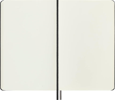 Moleskine Classic Expanded Notebook, Hard Cover, Large (5" x 8.25"), Plain/Blank, Black, 400 Pages