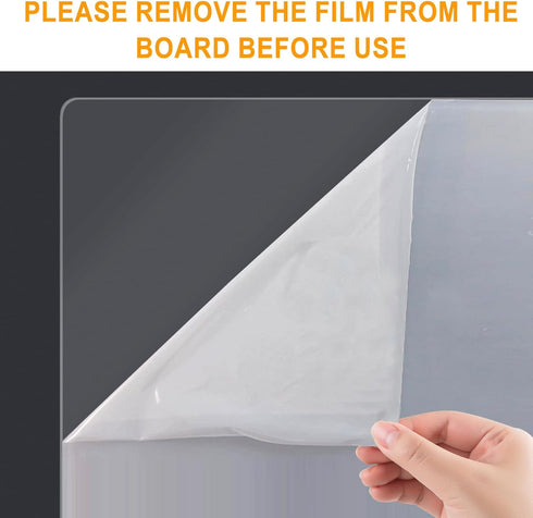 LED Note Board with Colors - Acrylic Light Up Dry Erase Board with Stand, Glow Memo Message Board with 7 Colors
