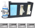 Steel Sanitizing Station Dispenser Stand, Wall Mounted Organizer for Face Masks, Glove