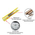 ESUPPORT 50Pack Yellow Heat Shrink Butt Wire Electrical Crimp Terminal Connector 10-12 AWG