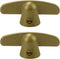 3/8" Tee Handle Casement Operator, T-Crank Window Handle, Butterfly Wing Nut T-Handle for Pella Window, 2 Pack