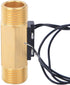 YWBL-WH Water Flow Hall Effect Sensor Switch with 1/2-inch Interface for Electromagnetic Flowmeter Brass Accessory
