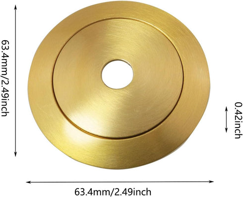 YHXiXi 2.36 Inches Brass Lamp Shade Adapter Ring Universal Ceiling Chandelier Mounting Ring Replacement Part Glass Lamp