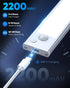 10 Inch 2200mAh Closet 6500K Dimmable Counter 3 Packs Under Cabinet Lighting, LED Battery Operated Rechargeable Motion