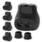 2 Port Insulated Multi Tap Connector, 4-14 AWG Aluminum to Copper Wire Connectors, 5 Pack