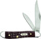 WR XX Pocket Knife Brown Synthetic Jigged Peanut Case Item #046 - (6220 SS) - Length Closed: 2 7/8 Inches
