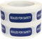 Sealed for Safety Labels 0.375 x 1 Inch - 500 Total Adhesive Stickers on a Roll