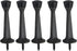 QCAA Rubber Tip Heavy Duty Solid Rigid Door Stop, 3", Zinc Die Cast, ORB Oiled Rubbed Bronze (5 Pack)