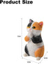 2) Cute Cat Glasses Display Stand,Creative Natural Resin Eyeglass Holder,Funny Decorative Eyeglass Sunglass