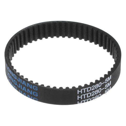 HTD5M-280 Close Loop Pulley Timing Belt: 280mm Length x 15mm Width, High Torque Rubber Belt for 3D Printers