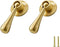 PIYYQNY Drawer Pulls Dresser Knobs 2 Pack Brass Pendant Handle Gold Drawer Handle