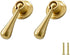 PIYYQNY Drawer Pulls Dresser Knobs 2 Pack Brass Pendant Handle Gold Drawer Handle