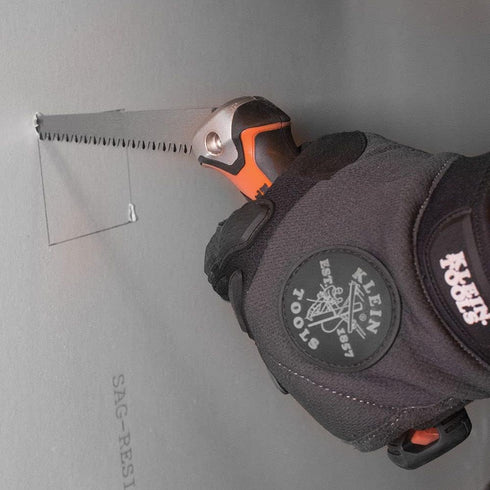 Klein Tools 31737 Folding Jab Saw, Drywall Saw with Lockback at 180 and 125 Degrees