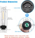 Bulb 3V Lightbulb 2 Pack Solar Light Replacement May Fit Hampton Bay Solar Light Warm White Solar Outdoor Indoor