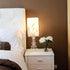 Cabilock Square Cloth Lamp Shade Rustic Fabric Lampshade for Table and Floor Lamps Soft Light Cover Easy to Install