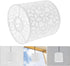 E27 5.6-Inch ARTIBETTER Iron Lampshade with Floral Cutout Design Cylindrical Metal Shade for Table & Floor Lamps