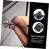 3pcs DOITOOL Office Files Cabinet Lock Zinc Alloy Lock Keys Diameter Easy to Install for Office Cabinets Bedside Black