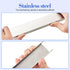 Lateral Front to Back File Bar Rails, Stainless Steel Filing Cabinet Parts, 15.76 Inches Long, 6 Pieces