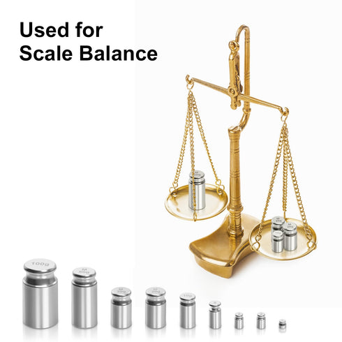 Calibration Weights 210g, 9 PCS High Precision Scale Calibration Weight Kit with Stainless Tweezers for Digital Scale
