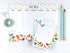 Weekly Calendar Planner Note Pad - Bright Birds with Attachable Magnet