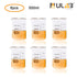 ULAB Scientific Glass Beakers, 500ml, 3.3 Borosilicate Griffin Low Form with Printed Graduation, Pack of 6 UBG1038