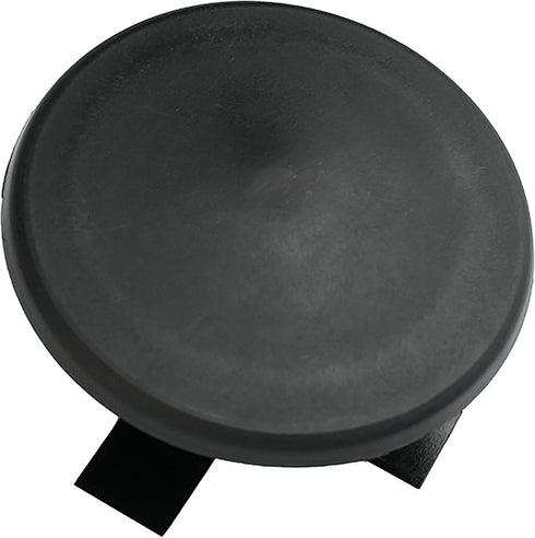 Deltech Manufacturing 2-3/8" Round Light Pole Top Cap- Black Plastic