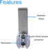 Toilet Bidet Sprayer Holder ,Toilet Bidet Sprayer,Diaper Sprayer Holder, Universal Bidet Attachment Holder ,Stainless