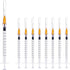 1cc 1ml Sterile Lab Utensils with 25 Gauge 5/8 Inch for Scientific Research, Industrial Dispensing - Pack of 50