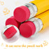 Leinuosen Giant Yellow Wooden Pencils, 14 Inch, 3 Pcs - Fun Novelty Props for Kids, School, Office, Christmas