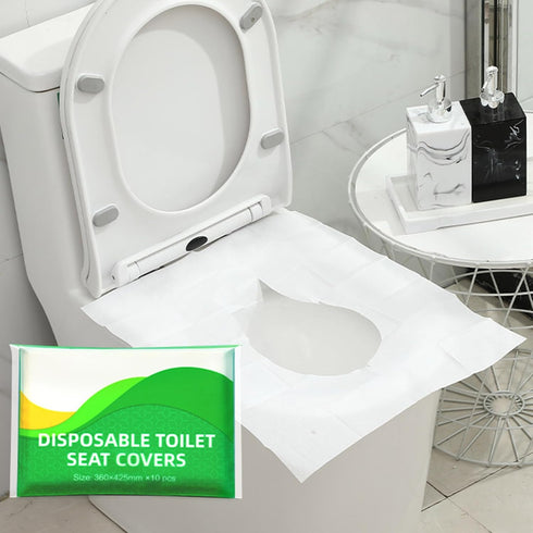 Zksbdxz 10Pcs Toilet Seat Covers Paper Flushable Flushable Paper Toilet Seat Covers for Adults Kids Potty Training