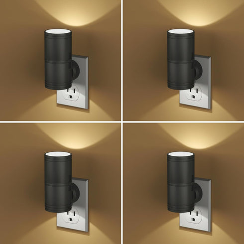 Likelgn Night Light Plug into Wall, 4 Pack Dimmable LED Nightlight with Dusk