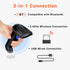 Tera Pro 1D Wireless Barcode Scanner, 3 in 1 Bluetooth & 2.4G Wireless & USB Wired CCD Cordless Bar Code Reader for