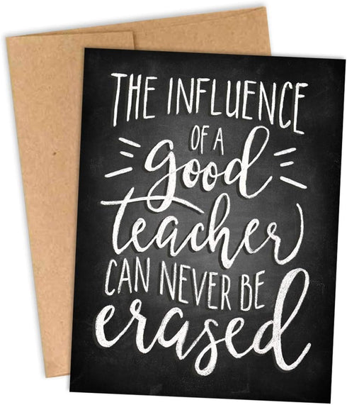 Palmer Street Press THANKS, TEACH! Set of 8 Teacher Thank You Gift Notecards - Thank You Cards For Teachers Bulk Set