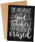 Palmer Street Press THANKS, TEACH! Set of 8 Teacher Thank You Gift Notecards - Thank You Cards For Teachers Bulk Set