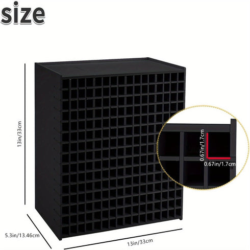 Yrangee Organizer,240-Slots Marker Marker Holder with Adjustable Divider, Desk Markers Storage Organizer for Pens