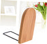 Retractable Bamboo Bookends - Elegant Desk Organizer for Home and Office