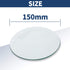 Watch Glass Beaker Cover Set, 6 Pcs Lab Glasses in 150mm, 100mm, 70mm for Science and Chemical Experiments